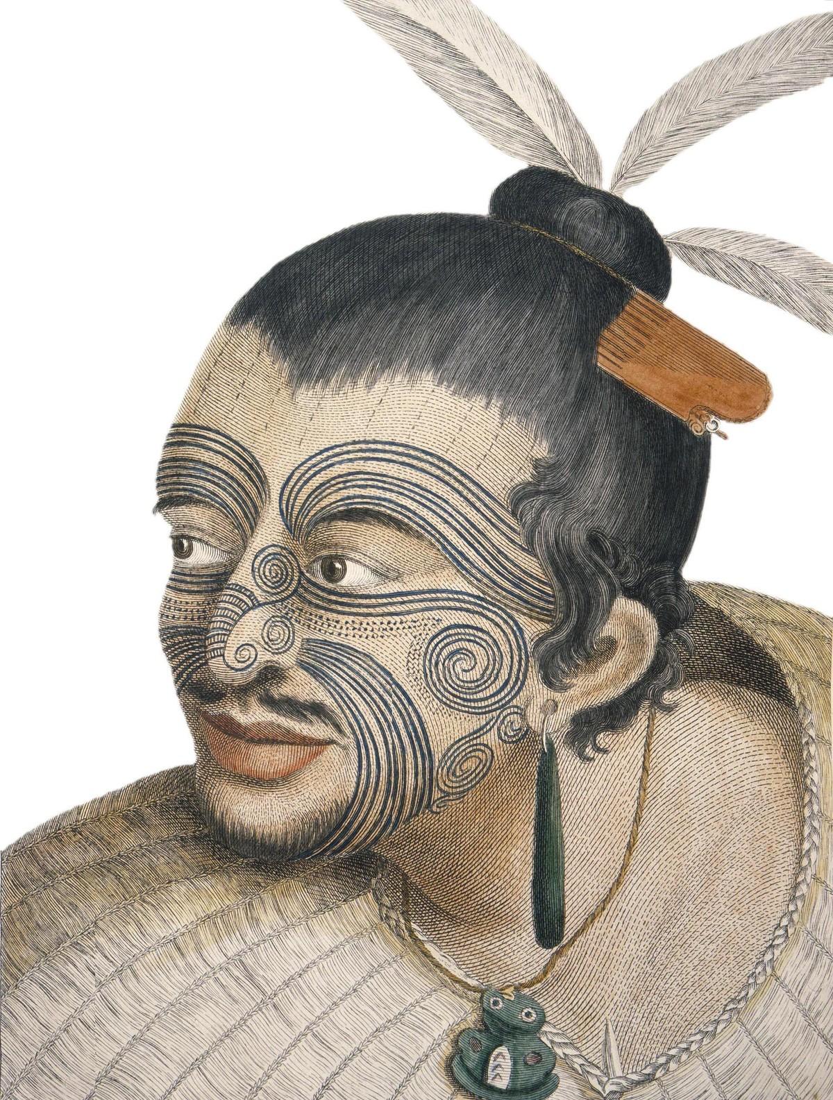 Portrait d'un Maori