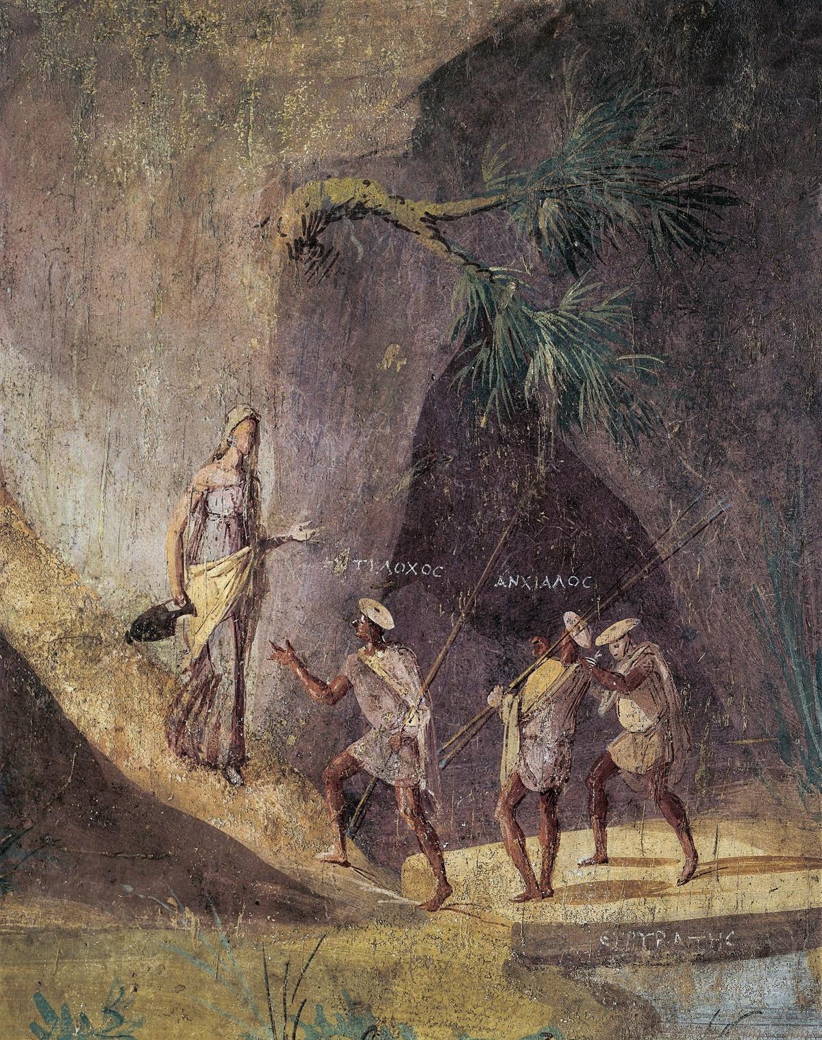 L'art décoratif : la fresque d'une villa