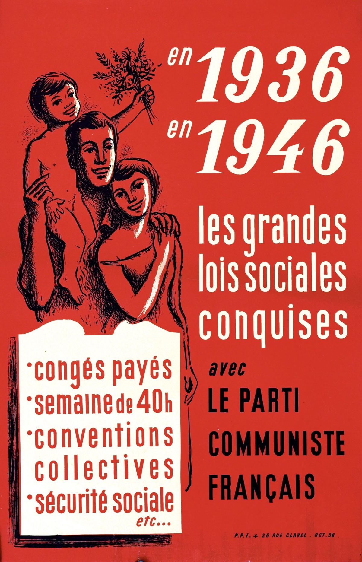 Affiches du Parti communiste, 1946