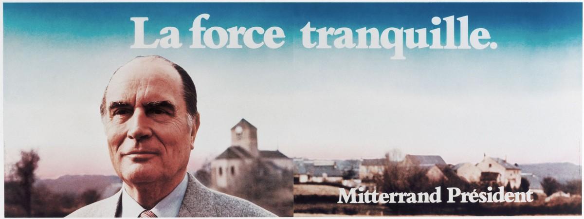 Affiche officielle de Mitterrand, 1981.