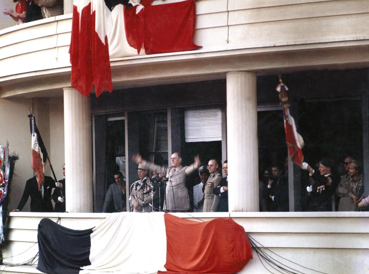 De Gaulle à Alger, 4 juin 1958.