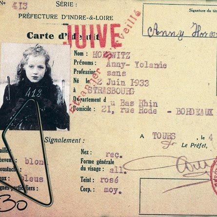 Carte d'identité sous l'Occupation