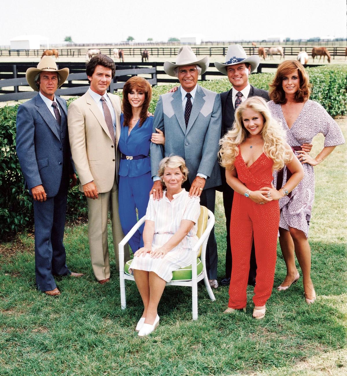 Extrait de la série Dallas (feuilleton tourné aux états-unis entre 1978 et 1991)
