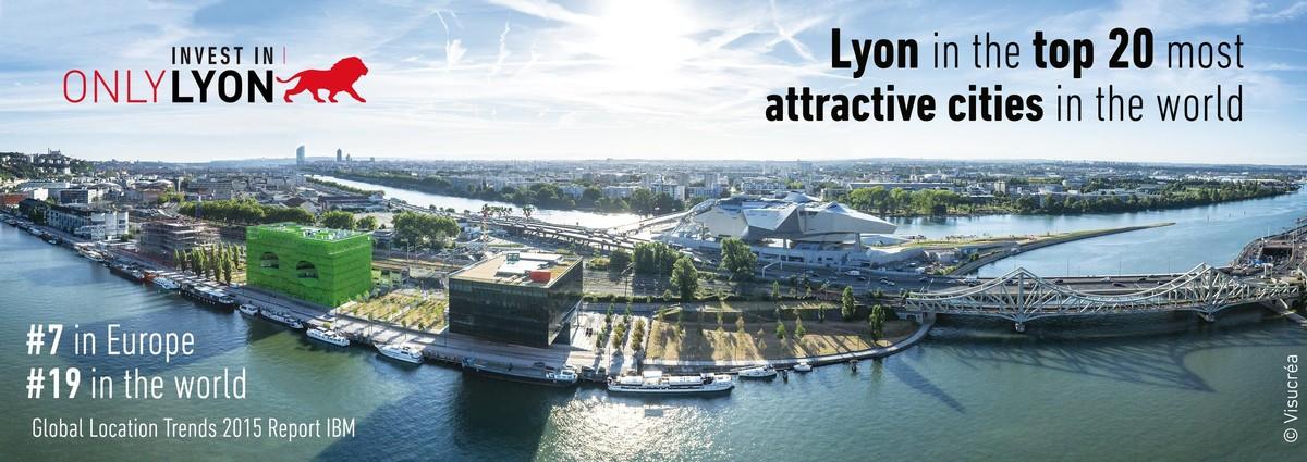 Le site de Lyon Confluence, présenté par l'Agence pour le développement économique de la région lyonnaise.