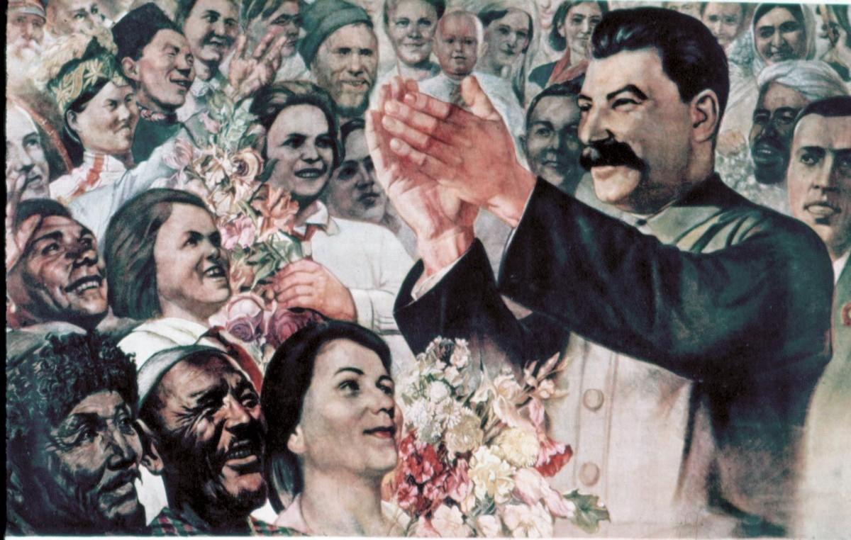 Staline en « petit père des peuples », affiche soviétique, 1937.