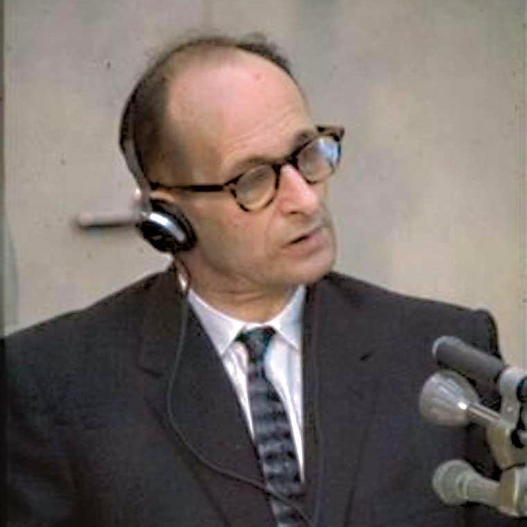 Portrait d'Adolf Eichmann (1906-1962)