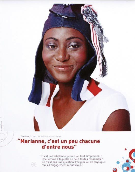 Exposition « Marianne d'aujourd'hui », 14 juillet 2003.