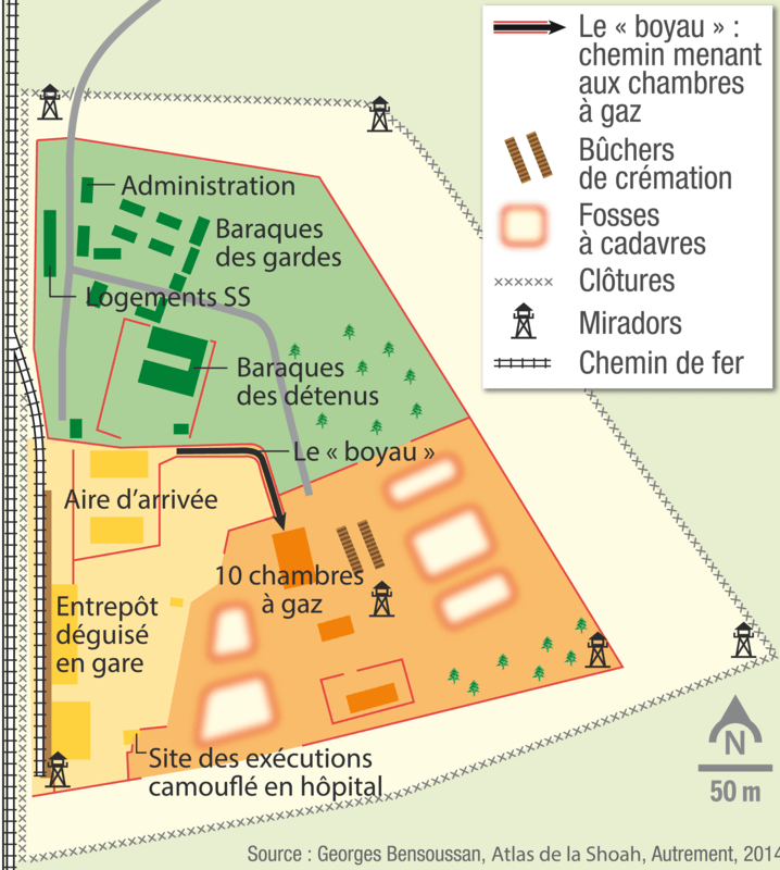 Plan du camp de Treblinka