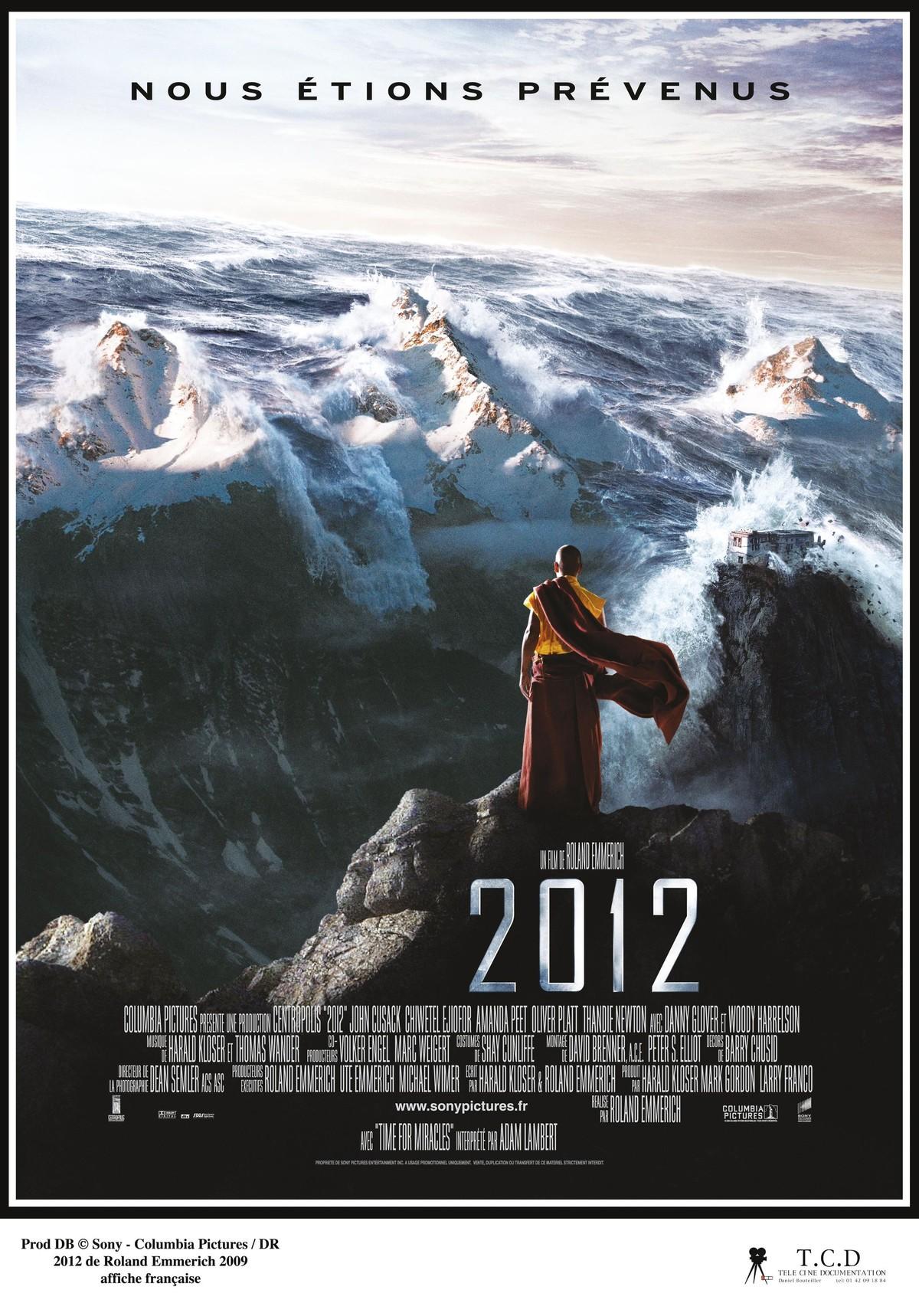 Affiche du film <i>2012</i> de Roland Emmerich.