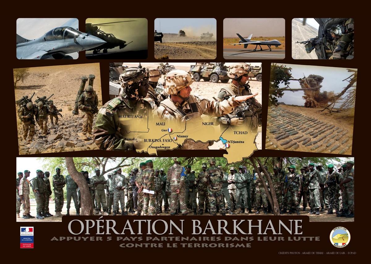 Image oficielle de l'opération Barkhane