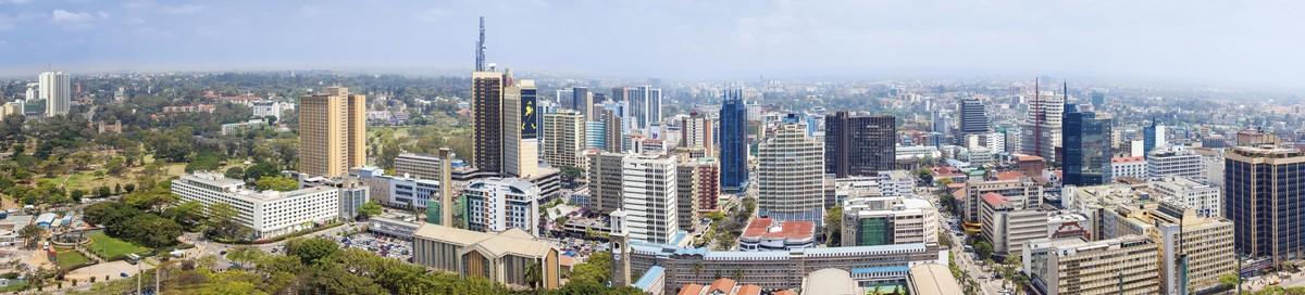 <stamp theme='light-blue2'>Doc. 1</stamp> Le quartier des affaires (CBD) de Nairobi, un paysage dense et vertical