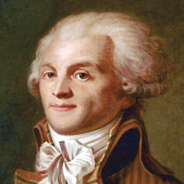 Portrait de Robespierre (1758-1794).