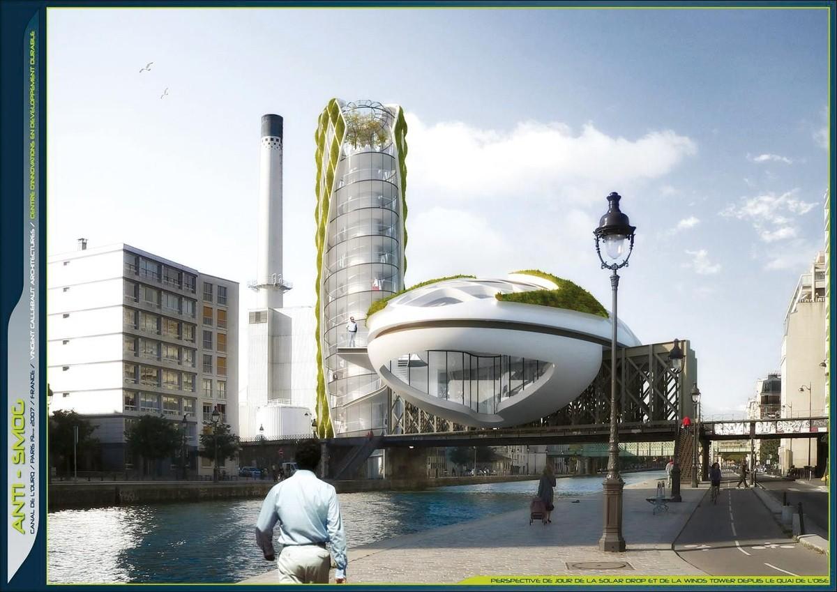 Projet d'immeuble anti-smog pour capter le CO2 et améliorer la qualité de l'air, à Paris