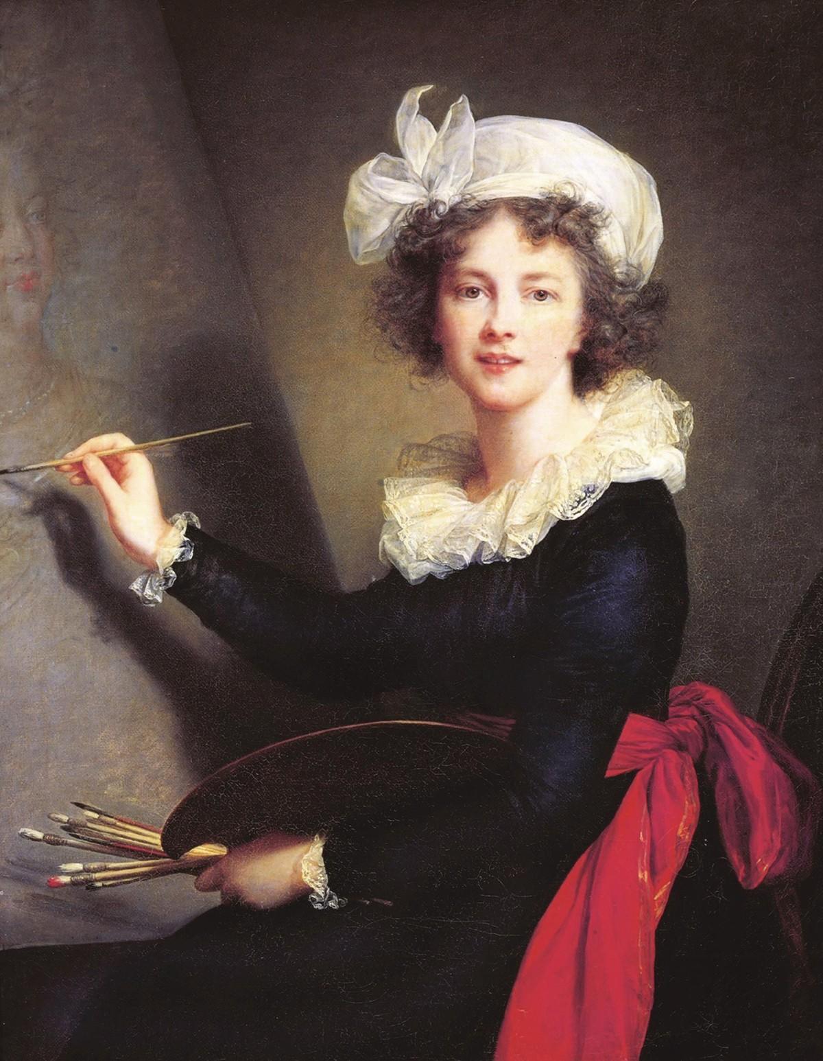 Élisabeth Vigée Le Brun, Autoportrait, 1790 (Florence).