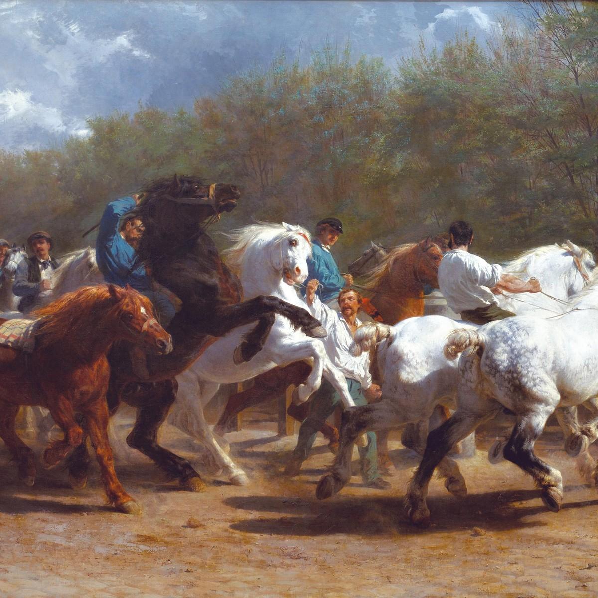 Rosa Bonheur, La foire du cheval, 1867