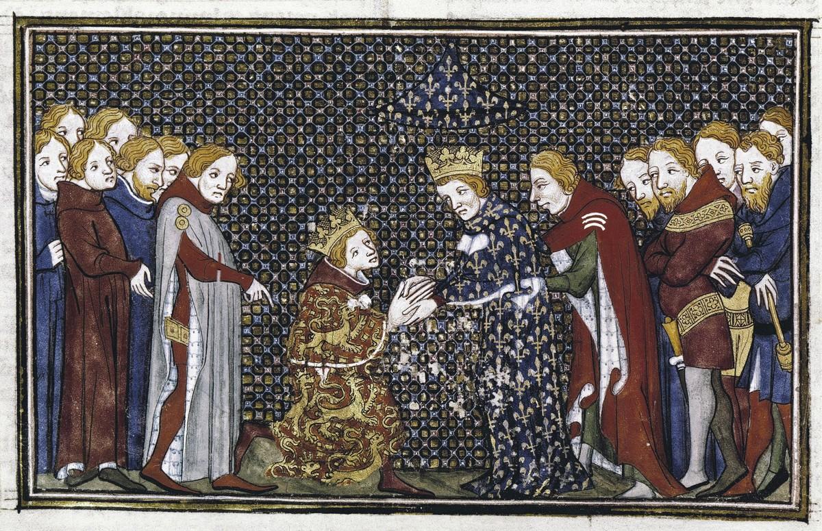 L'hommage du roi d'Angleterre à Philippe VI (vers 1329)