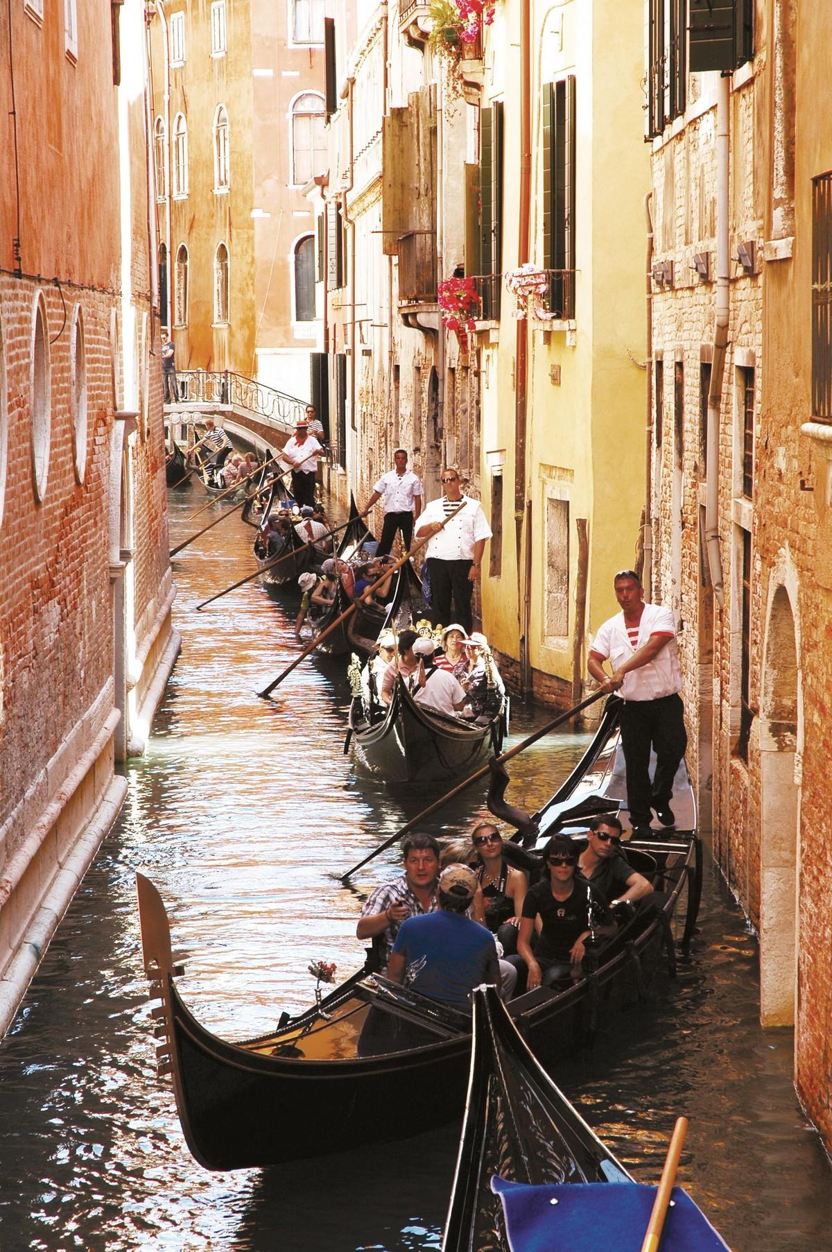 Touristes japonais à Venise
