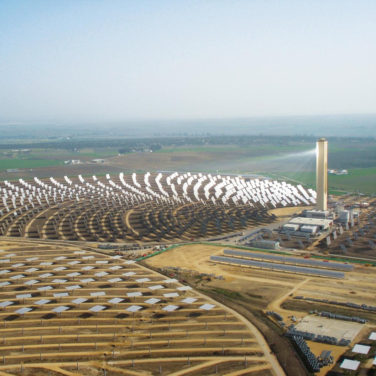 La centrale solaire thermique PS10 en Andalousie (Espagne)