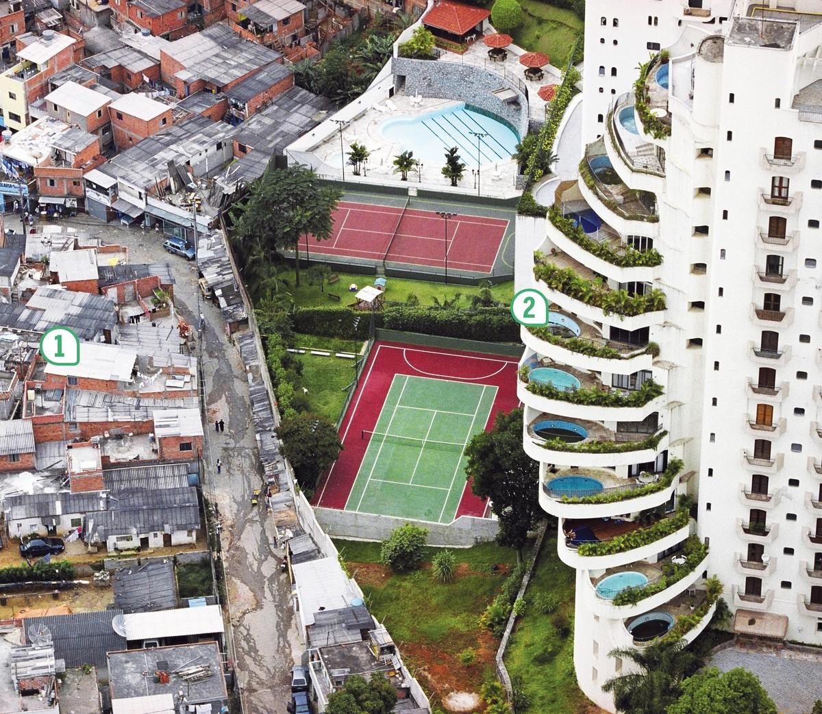 Un quartier au Brésil
