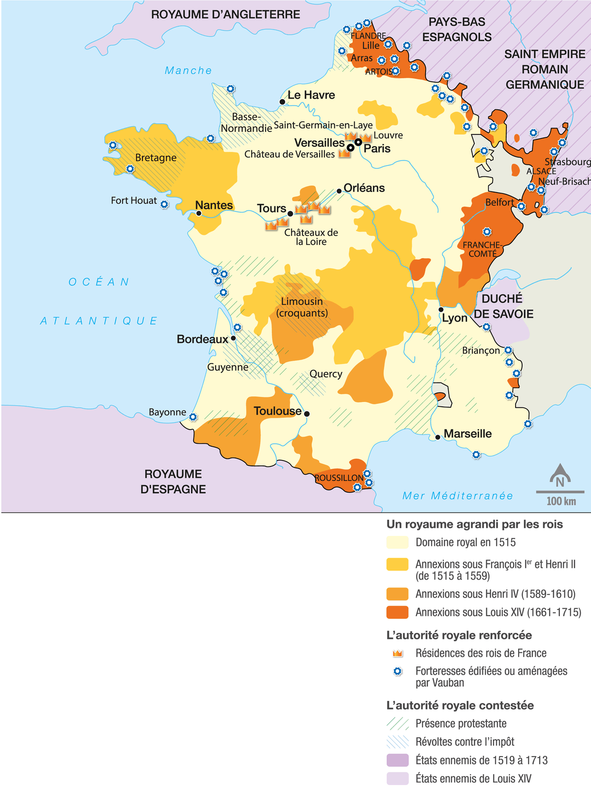 Doc. 1 Le royaume de France de François Ier à Louis XIV