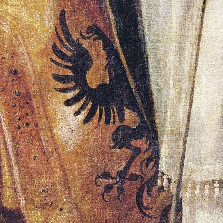 L'aigle, symbole du Saint-Empire romain germanique.
