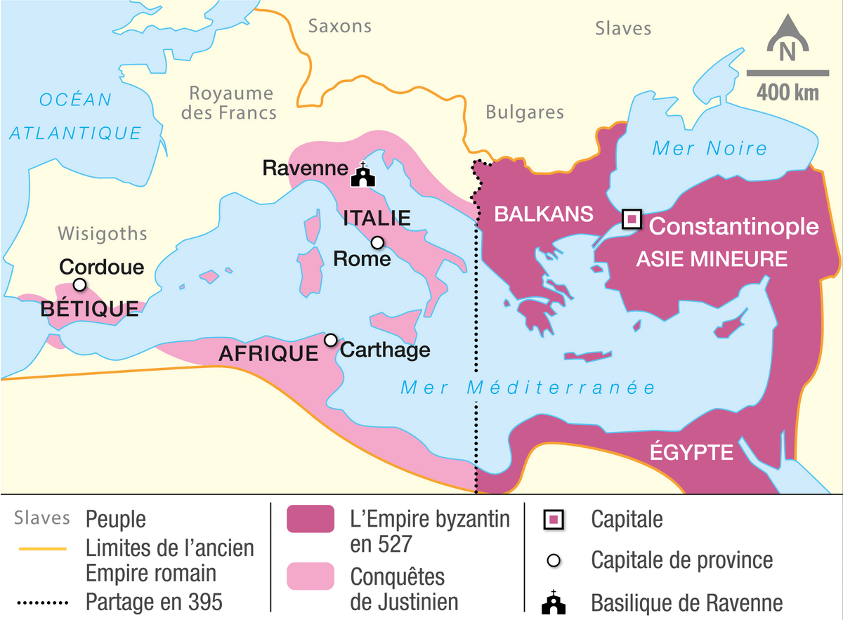 Les conquêtes de Justinien