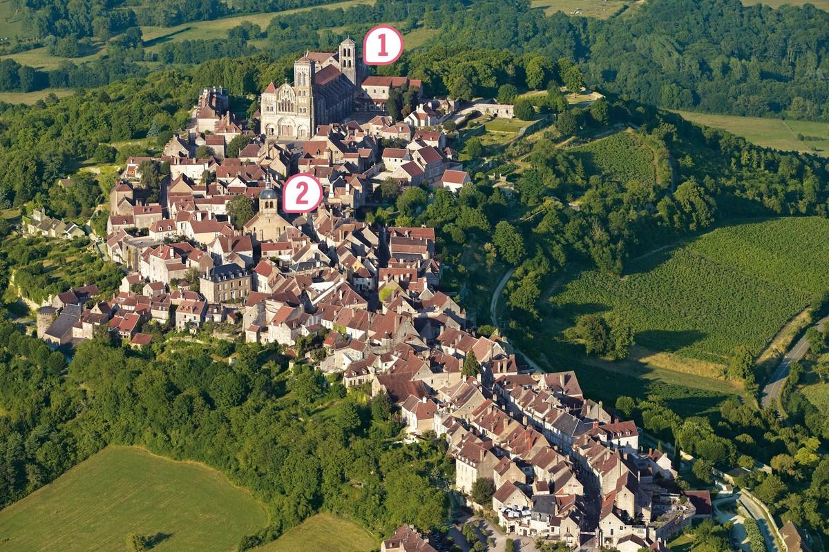 Doc. 1 : Vézelay (Yonne), sur les chemins de Compostelle