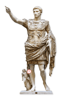 Doc. 1 Statue d'Octave Auguste en général vainqueur (imperator)