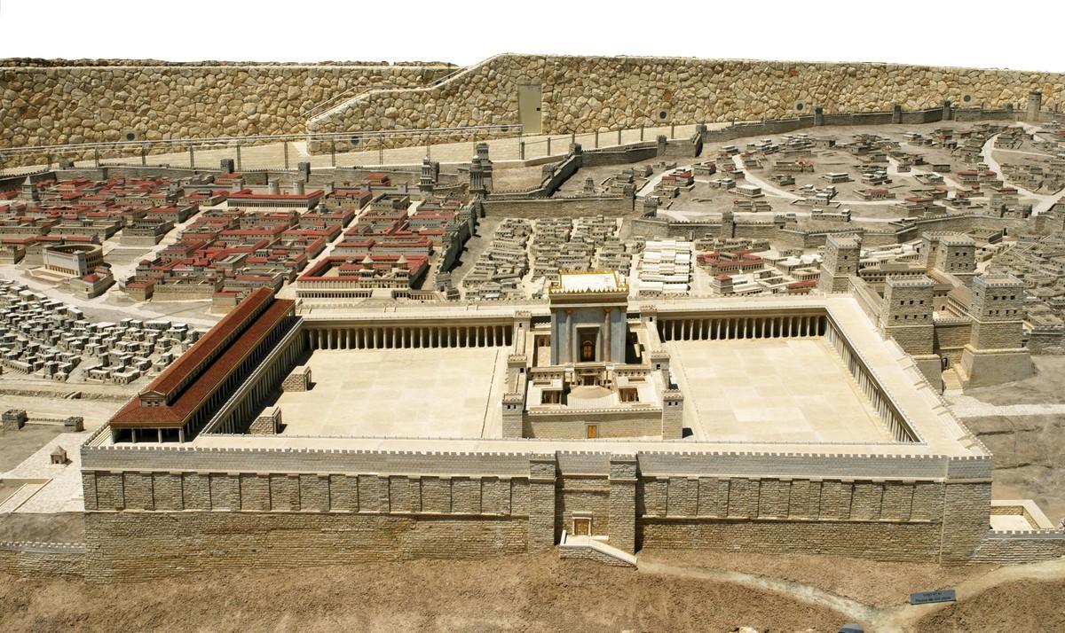 Maquette du second Temple (musée d'Israël, Jérusalem)