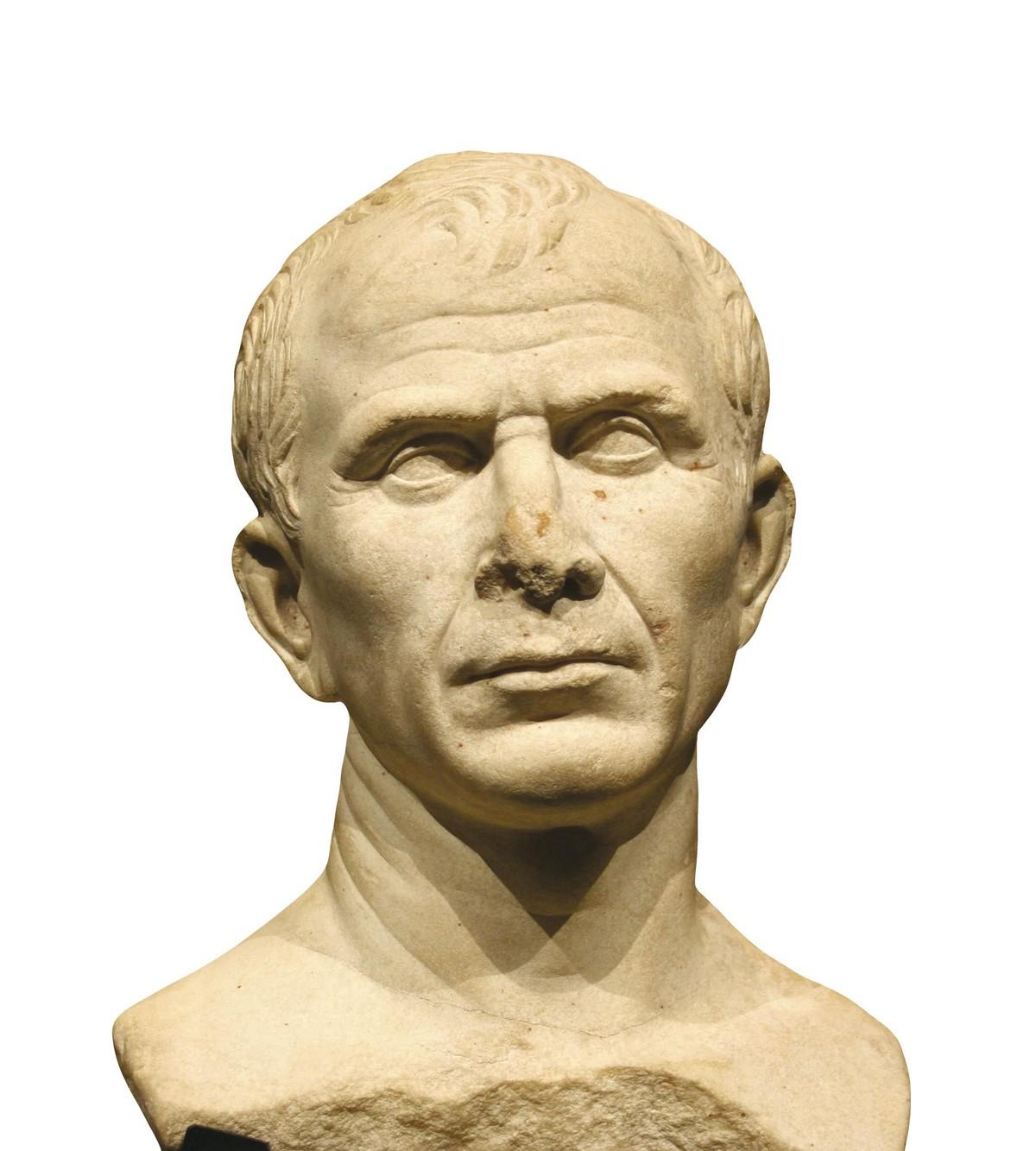 Buste en marbre dit de Jules César