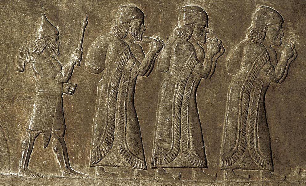  Bas-relief, palais assyrien de Nimrud
