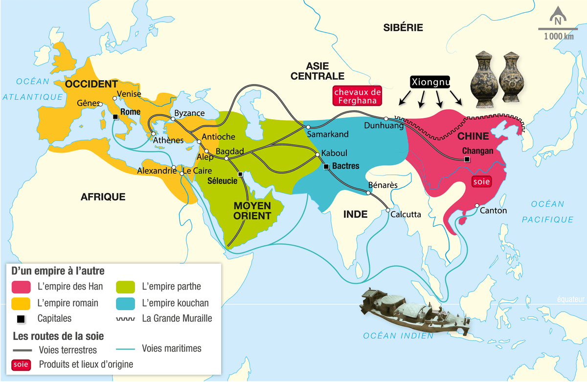 carte des grands empires