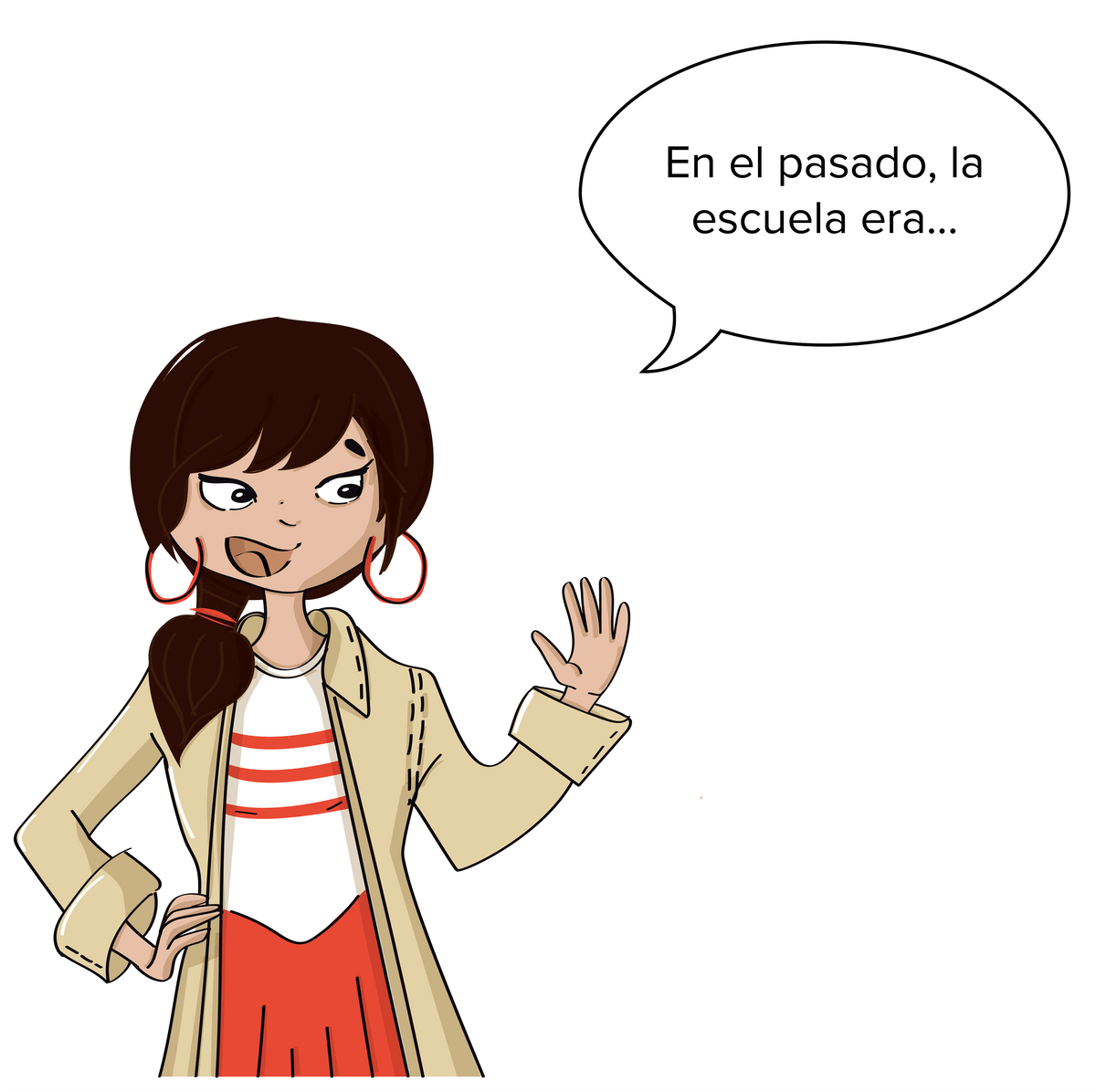 En el pasado, la escuela era...