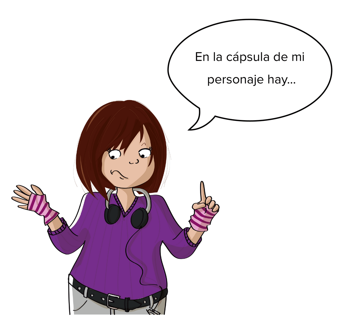 En la cápsula de mi personaje hay...
