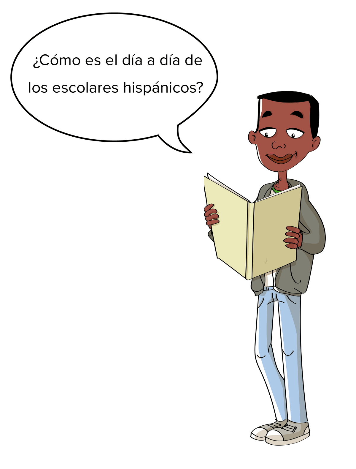 ¿Cómo es el día a día de los escolares hispánicos?