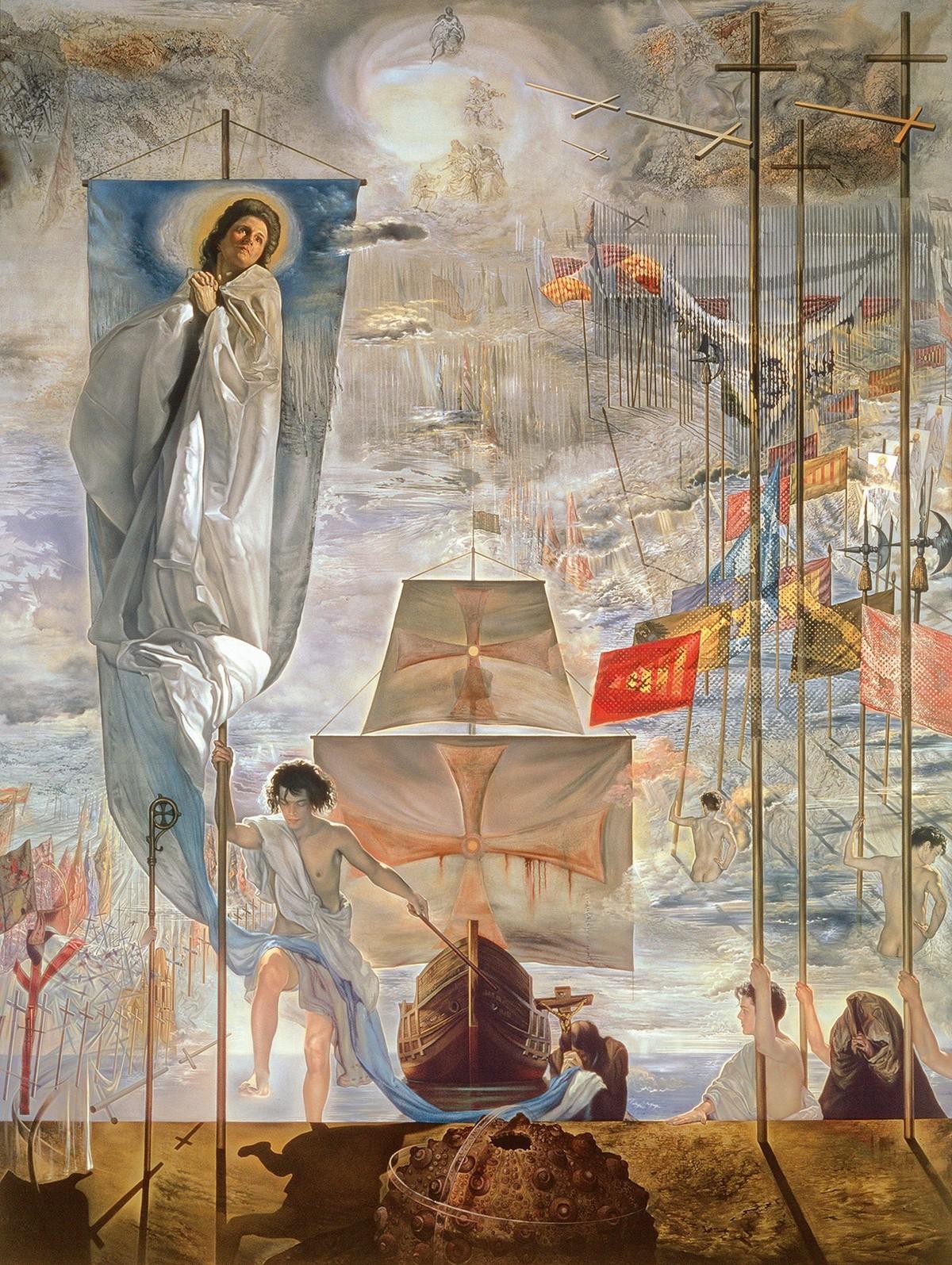 El descubrimiento de América por Cristobal Colón, Salvador Dalí