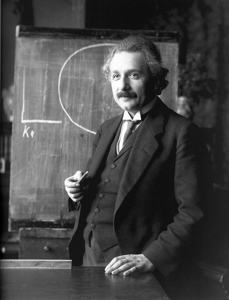 Albert Einstein en 1921.
