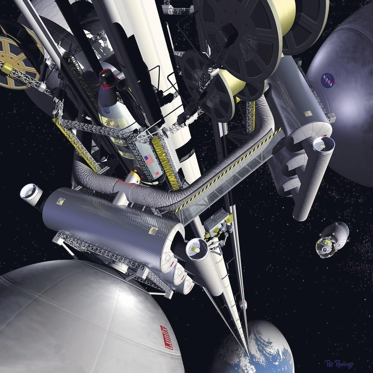 L'ascenseur spatial.