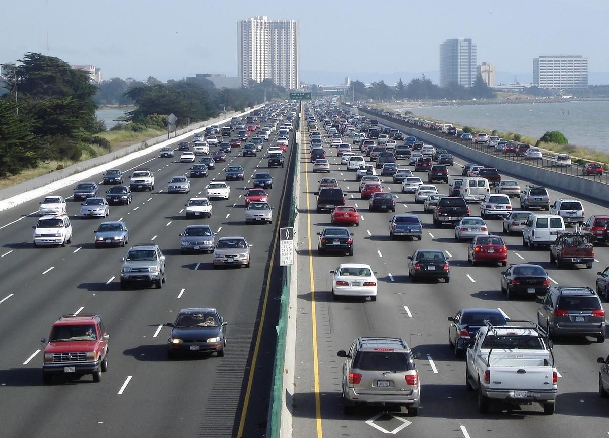 photo autoroute bondée