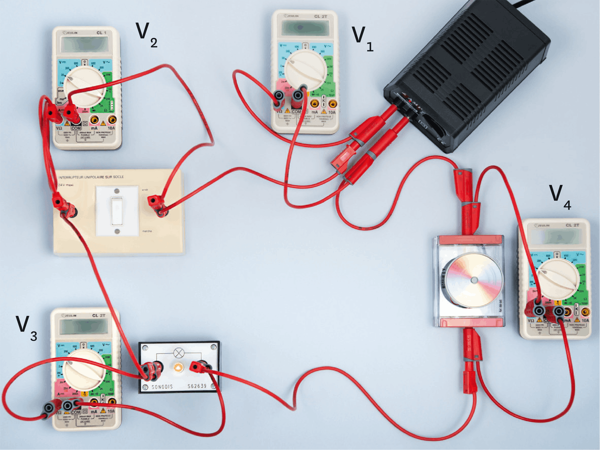 Circuit série et tension.