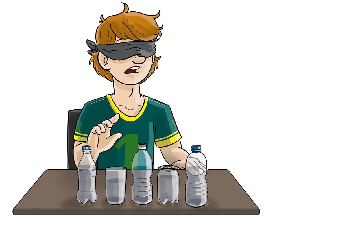 illustration garcon yeux bandés