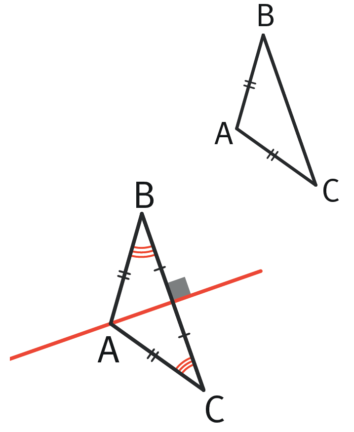ABC est un triangle isocèle