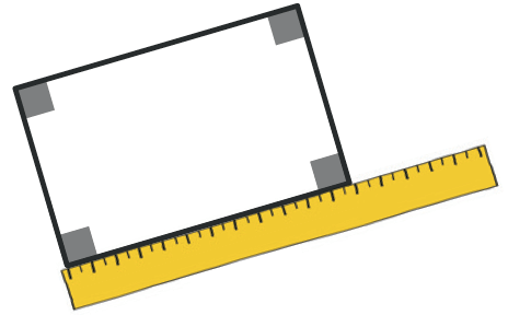 Refaire : Mesurer le périmètre d'un rectangle.
