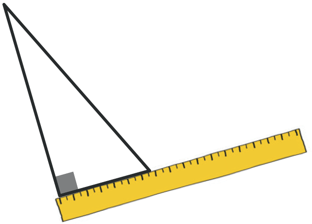 Refaire : Mesurer l'aire d'un triangle rectangle.