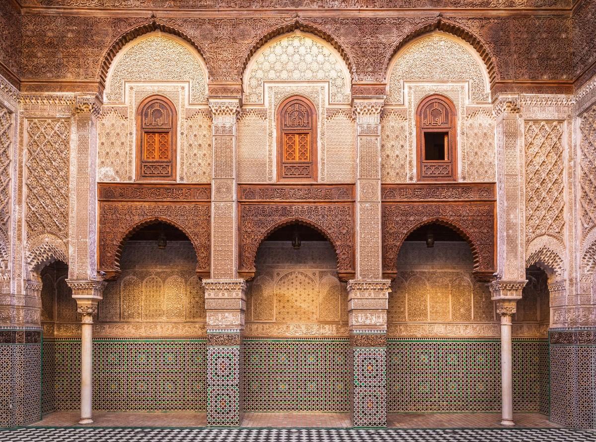 Al-Attarine Madrasa à Fez, Maroc