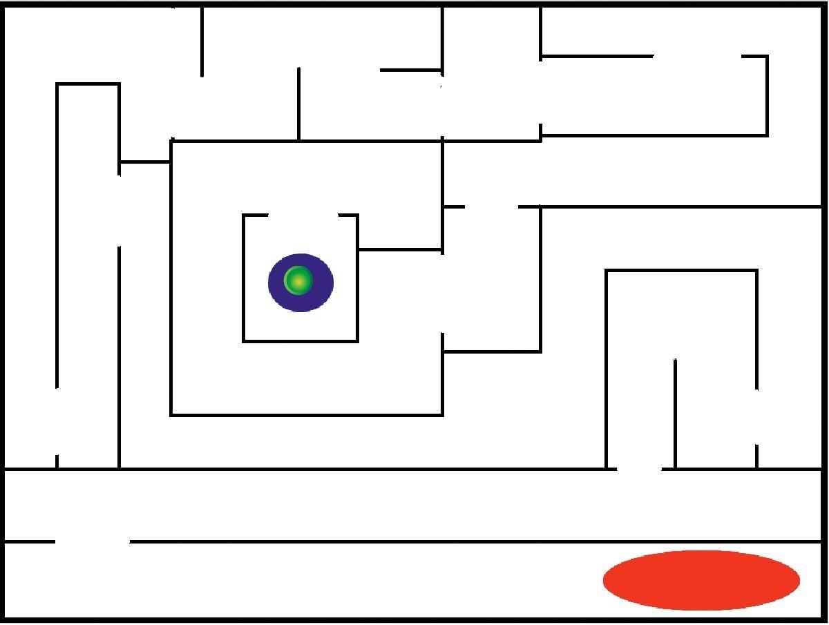Illustration d'un labyrinthe.