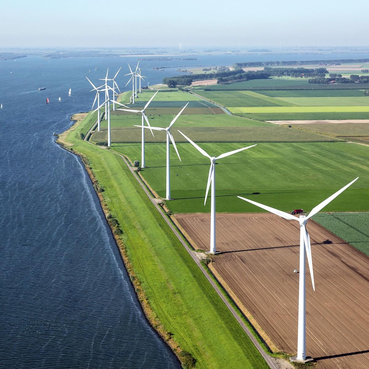 Image d'éoliennes.