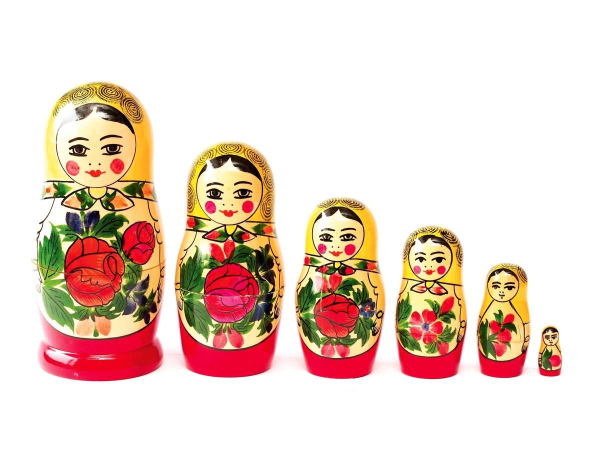 Illustration de poupées russes.