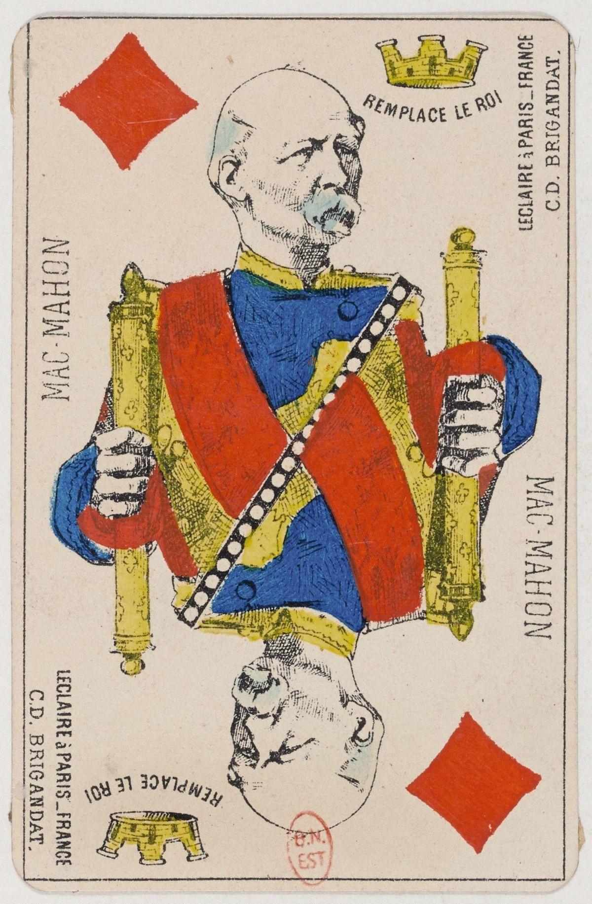 Jeu de cartes, 1880