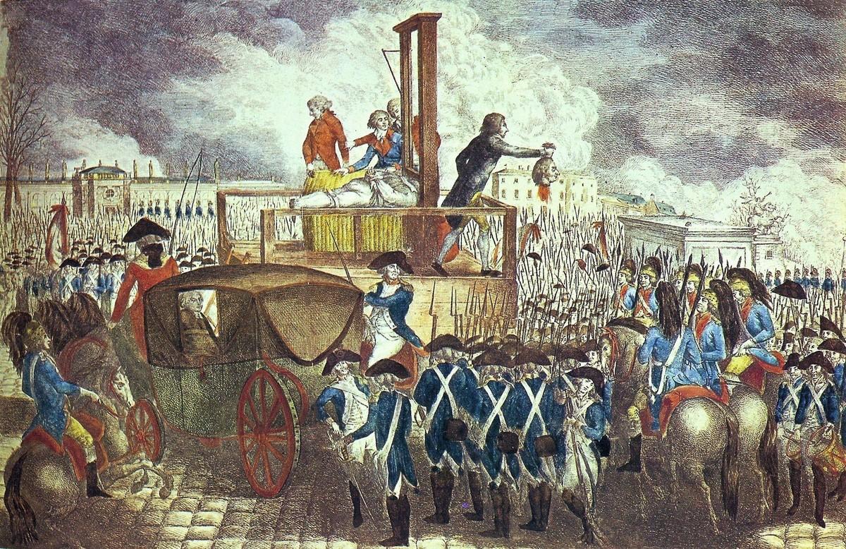 L'exécution de Louis XVI (1793)